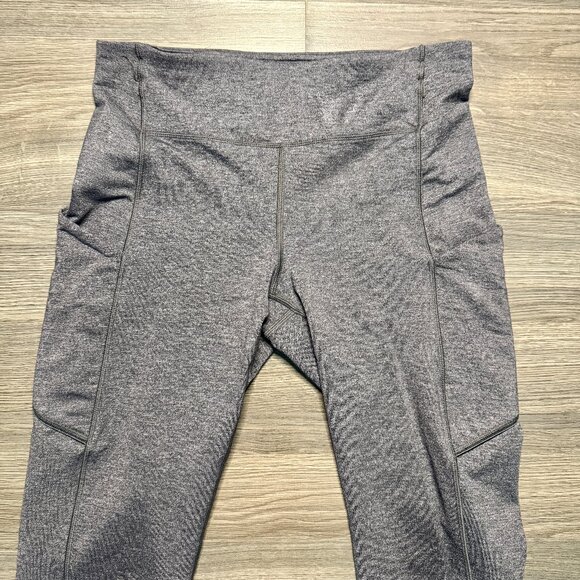 Lululemon Women's Speed Up Crop 21" Leggings - Grey - Picture 7 of 10